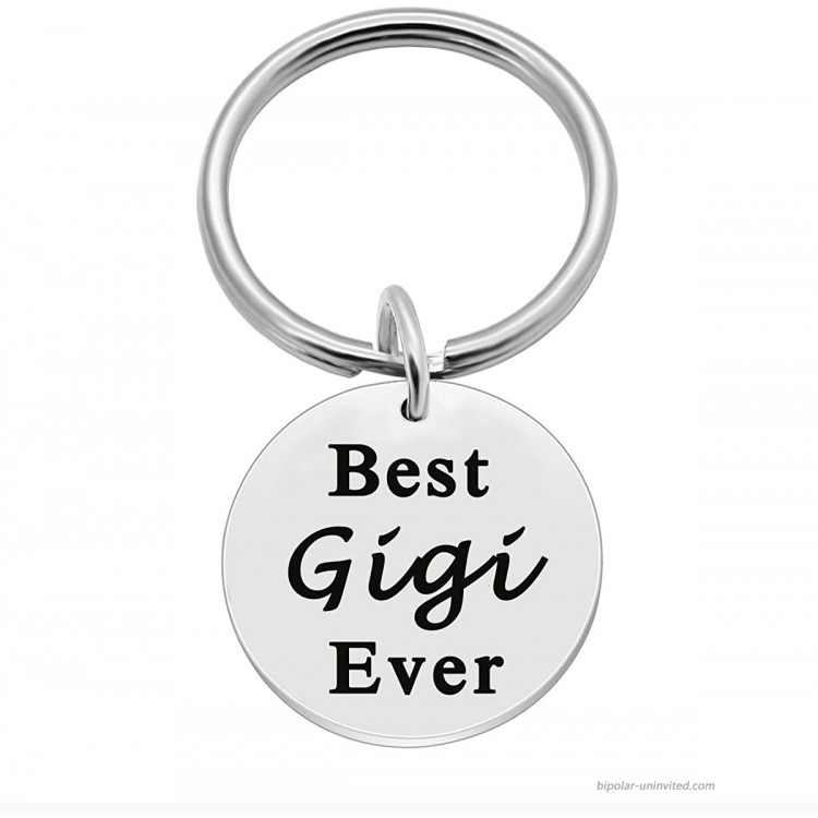 Mothers Day Gifts for Gigi Birthday Key Ring Gift Ideas for Grandma - Best Gigi Ever at Women’s Clothing store
