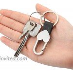 PESOENTH Men Leather Keyring Car Key Chain Ring Black Car Smart Keychain Key Holder Key Fob Clip on Belt Loops for Women at Women’s Clothing store