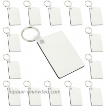 PHAETON 35PCS Rectangle Blank Board Keyring Keychain Printing Keyrings Women Men DIY Sublimation Key Chains AccessoriesDouble Sided at  Women’s Clothing store