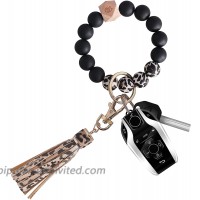 Silicone Beaded Keychain Bracelet Car Keychains Key Ring Bracelet for Women at  Women’s Clothing store