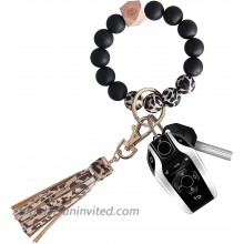 Silicone Beaded Keychain Bracelet Car Keychains Key Ring Bracelet for Women at  Women’s Clothing store