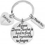 Sportybella Dance Teacher Gift Dance Teacher Keychain- Dance Jewelry for Dance Instructors