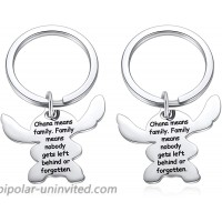 Stitch Keychain Ohana Means Family Key Chain Cartoon Stitch Key Ring - Family Means Nobody Gets Left Behind or Forgotten Engraved Keyring Stitch Gift for Boys Girls Fans2 Pack
