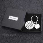 Teacher Appreciation Gifts for Women Men Graduation Keychain from Teen Student Boys Girls Preschool Gift Mom Dad Thank You Gift It Takes Big Heart to Shape Little Minds Key Ring