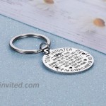to My Daughter Keychain Gift from Mom Dad Sweet Birthday Wedding Gift for Teen Girls Inspirational Graduation Christmas Gift for Her Women Step Daughter Mothers Day at Women’s Clothing store