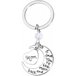 Wareon Mothers Day Gifts for Mom Gifts for Women Inspirational Keychain Birthday Gifts for Mother from Daughter Son at Women’s Clothing store