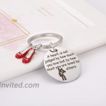 Wizard of Oz Tinman Inspired Gifts - A Heart is Judged by How Much You are Loved by Others Keychain Cosplay Dorothy Jewelry Ruby Slippers Tin Man Key Chain Gifts for Fans Collectors Friends at Men’s Clothing store