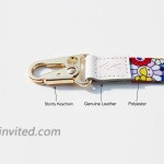 Wrist lanyard for keys Wristlet Keychain&Keyrings，Wristlet Strap for Key Hand Wrist Lanyard Key Chain HolderSunflower