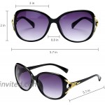 7 Pack Retro Fox Oversized Sunglasses for Women in Bulk Plastic Large Sunglasses Set UV400 Protection