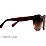 Bifocal Sunglasses for Women Oversized Reading Round Sun Readers Matte Dark Brown 2.75 Power for Women