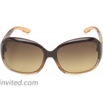 Columbia Women's Horizons Pine Oval Sunglasses Brown Fade Smoke 57 mm