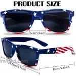 Donse 3 Pairs American Flag Sunglasses 4th of July Decorations Frame Sunglasses for Women Men Teens Patriotic Party Favors Supplies Independence Day Memorial Day Decorations 4th of July Accessories