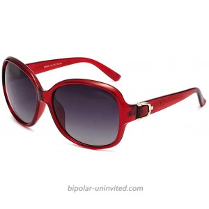 EFE Classic Oversized Polarized Sunglasses for Women Composite TR90 Frame UV 400 Protection Fashion Retro Eyewear