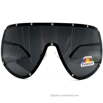 FUPRECIOUS Oversized Polarized Shield Sunglasses Lens For Men Women
