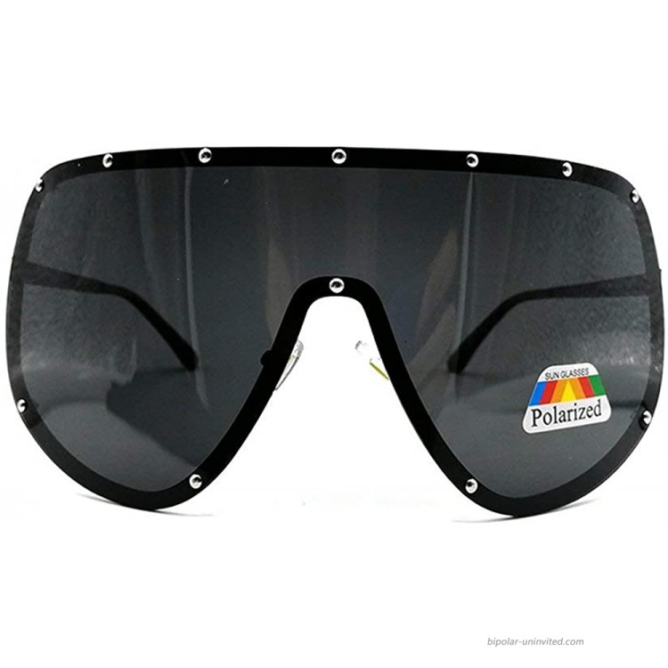 FUPRECIOUS Oversized Polarized Shield Sunglasses Lens For Men Women