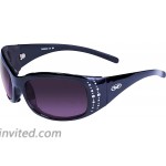 Global Vision Marilyn-2 Plus Womens Padded Riding Sunglasses Black Frame Black at Women’s Clothing store