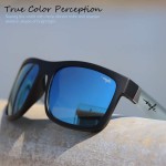 INFI Mens Sunglasses Polarized Fishing Driving Glasses UV Protection Matte Black