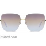 Kate Spade New York Women's Janay Rimless Sunglasses Blue 61 mm