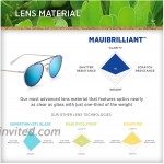 Maui Jim Bowline Cat-Eye Sunglasses Silver Matte W Dark Navy Rim Blue Hawaii Polarized Medium