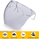 Multicolor Protective Sunglasses Lightweight Visor Full Face Cover UV 400 for Men and Women