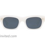 Oliver Peoples ISBA OV5376SU - 1606R5 Sunglasses ECRU w Blue Lens 51mm