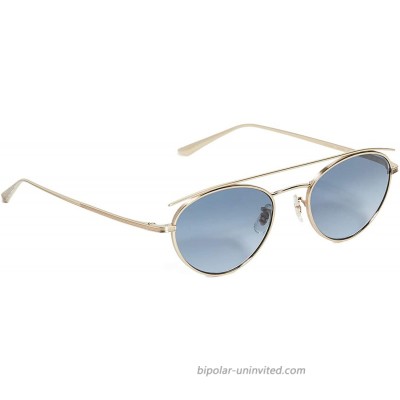 Oliver Peoples The Row Women's Hightree Sunglasses Gold Marine Gradient One Size
