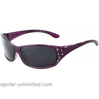 Polarized Sunglasses for Women – Deep Lavender Frame – Dark Smoke Lens – HZ Series Elettra – Women’s Premium Designer Fashion Sunglasses