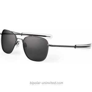 Randolph USA | Gunmetal Classic Aviator Sunglasses for Men or Women Non-Polarized 100% UV
