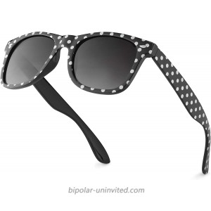 Retro Rewind Polka Dot Vintage Fashion Sunglasses for Women UV400 Trendy Fun Print Sun Glasses