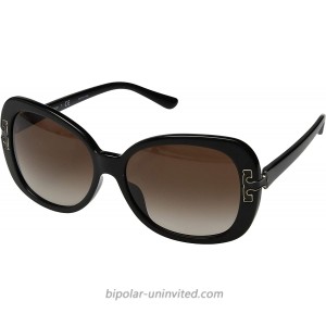 Tory Burch TY7133U Sunglasses 170913-57 - Women's Black Frame Brown Gradient TY7133U-170913-57