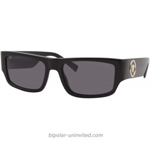 Versace Man Sunglasses Black Lenses Acetate Frame 56mm