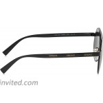 Versace Sunglasses Black Frame Grey-Black Lenses 52MM