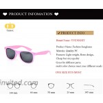 YVENIGHT 8 Packs Wholesale Neon Colors 80's Retro Sunglasses Bulk for Adult Party Supplies 8 Pack Mix-1