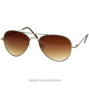 zeroUV - Small Frame Women Aviator Sunglasses for Small Faces 50 mm Gold