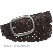 1 1 2 37 mm Women's Oval Braided Woven Leather Belt at  Women’s Clothing store
