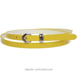1 2 inch Patent Leather Skinny Belt at  Women’s Clothing store Apparel Belts