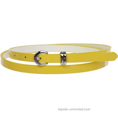 1 2 inch Patent Leather Skinny Belt at  Women’s Clothing store Apparel Belts