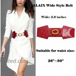 ALAIX Women's Stretchy Wide Belt for Dresses Jumpsuit Coat Vintage Elastic Waspie Waist Belt Waistband at Women’s Clothing store