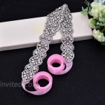 Azaleas Women's Crystal Thin Wedding Belt Sashes Bridal Sash Belt for WeddingS161B pink