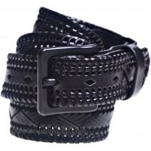 Beep Free 1 3 8 Braided Leather Belt | Airport Friendly | Metal Free at  Women’s Clothing store