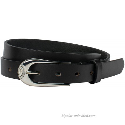 Black Bedazzled Belt - Leather Belt with Certified Nickel Free Buckle at  Women’s Clothing store