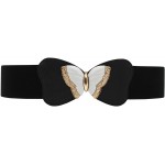 BlackButterfly 3 Inch Elastic Butterfly Waist Belt at Women’s Clothing store