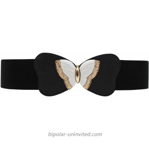 BlackButterfly 3 Inch Elastic Butterfly Waist Belt at  Women’s Clothing store