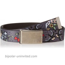 Buckle-Down womens Buckle-down Web Lucky Tattoo 1.5 Belt Multicolor 1.5 Wide - Fits up to 42 Pant Size US at  Women’s Clothing store