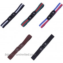 Buckle Free Belts for Women Men Elastic Waist Belts for Jeans Pants Adjustable no Buckle Invisible Belt 5 Pieces Wide Elastic Belts at  Women’s Clothing store