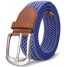BZ Elastic Braided Belt Belt for Women Women’s Elastic Belt for Jeans Blue at  Women’s Clothing store