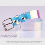 Colorful PVS Plastic Ultra-thin Transparent Wait Belt for Girls at Women’s Clothing store
