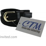 CTM Women's Elastic Braided Stretch Belt at Women’s Clothing store