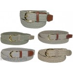 CTM Women's Elastic Braided Stretch Belt at Women’s Clothing store