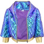 DAZCOS Akali Cosplay Costume Glittery High Waisted Jacket for Women